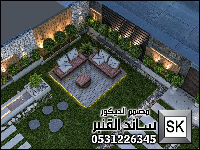لاندسكيب شاليهات فخمة في الرياض