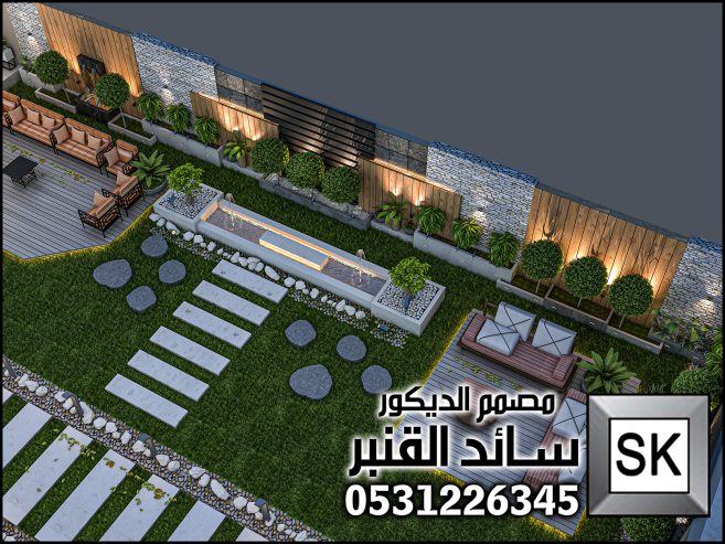 لاندسكيب شاليهات فخمة في الرياض