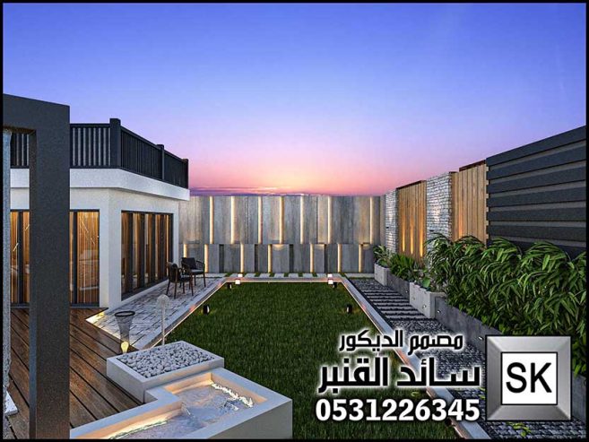 تصميم و تنفيذ لاندسكيب و حدائق مزارع و إستراحات فخمة في