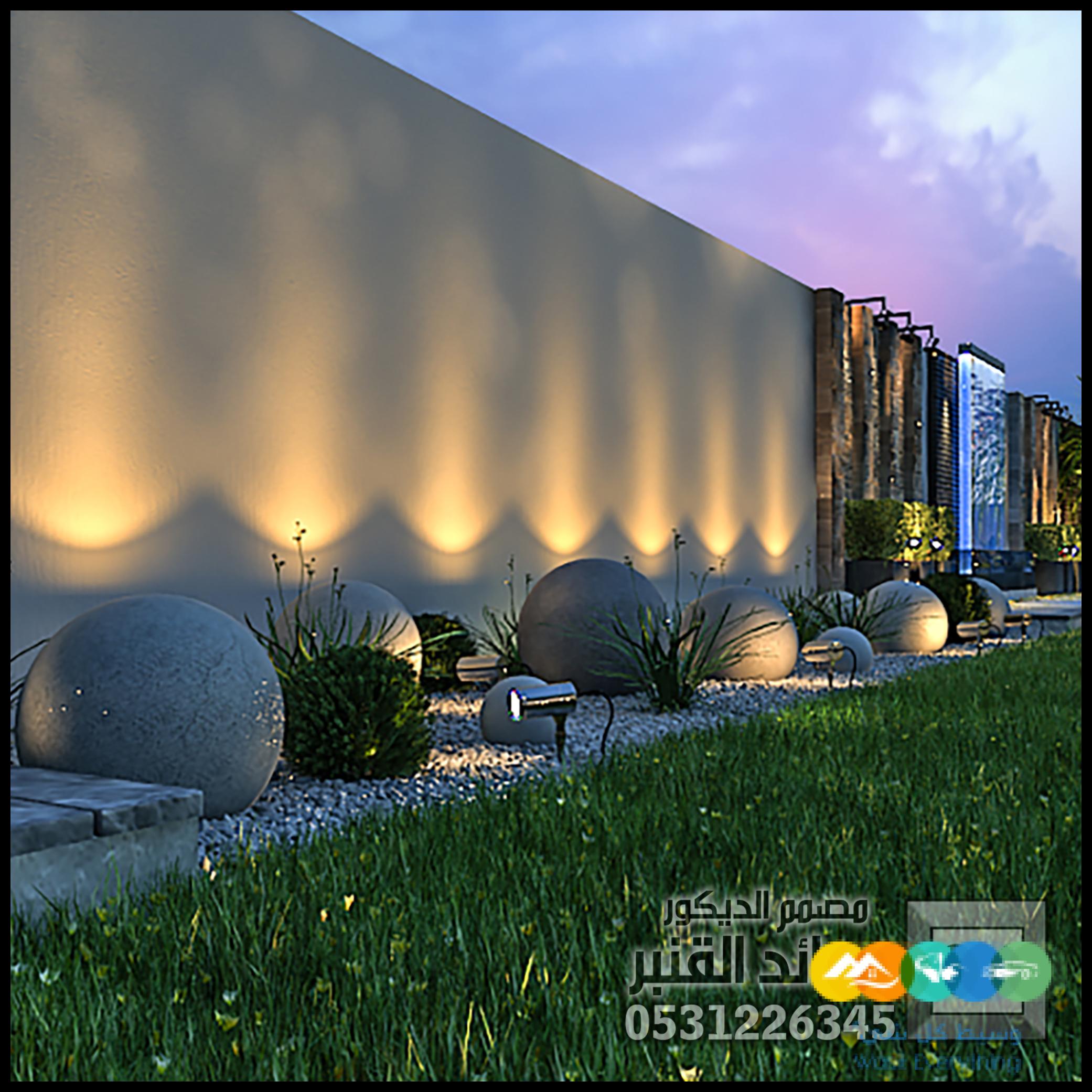 لاندسكيب مزارع و شاليهات في الرياض