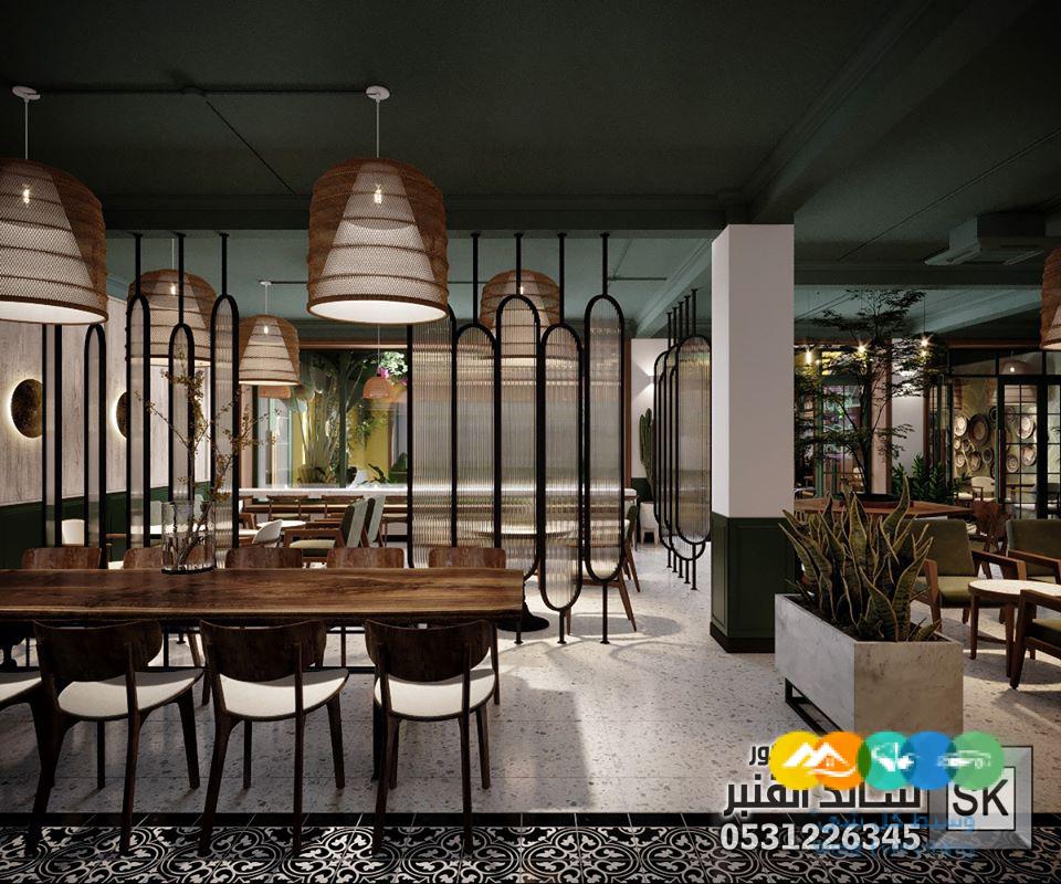تصميم و تنفيذ كافيهات و مطاعم و محلات شاي في الرياض