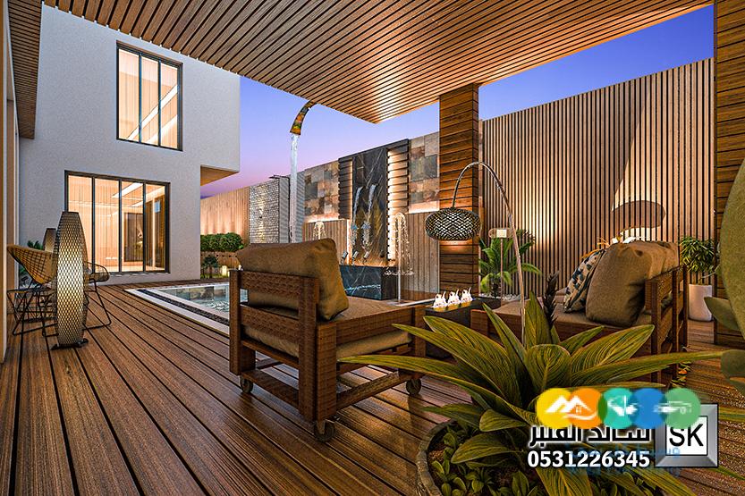 لاندسكيب و حدائق فخمة في الرياض