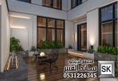لاندسكيب و حدائق فخمة من تصميم المصمم سائد القنبر