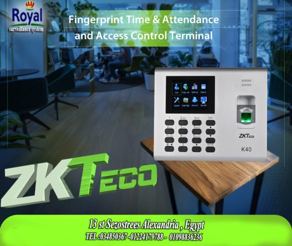 💥 جهاز البصمة ZK-K40 PRO 💥 👈 الحل الأمثل لتنظيم حضور