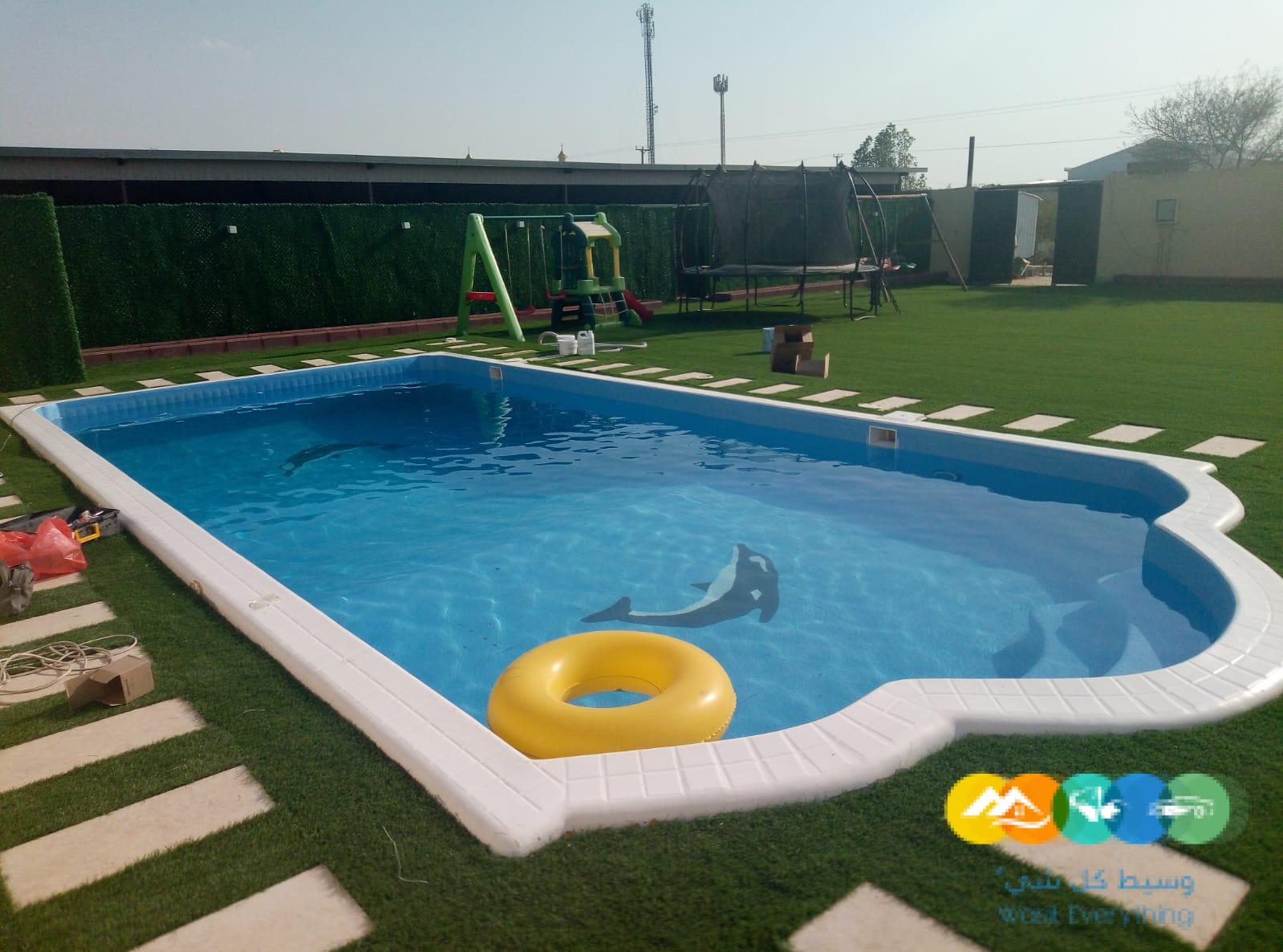 تركيب مسابح فيبر جلاس بالرياض – شركة كروزا 0598055633