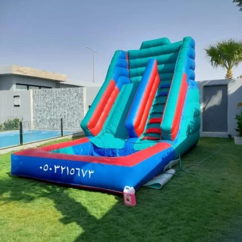 اجار نطيطات نطيطه ملعب صابوني زحليقه مائيه في الرياض