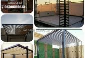 اشكال مودرن جلسات مظلات حديد مودرن الرياض 0500559613