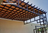 اشكال مودرن جلسات مظلات حديد مودرن الرياض 0500559613