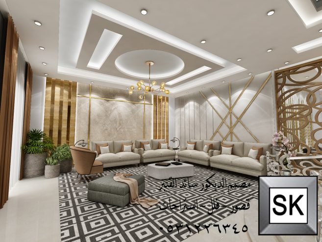 تصميم و تنفيذ ديكور داخلي مجالس و صالات و غرف نوم فخمة