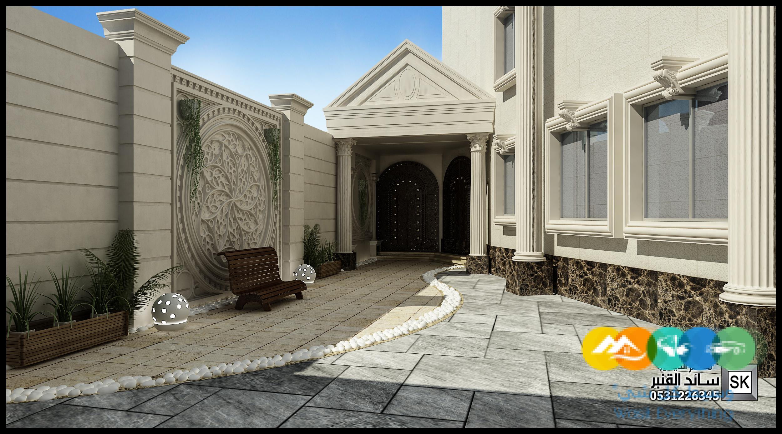 لاندسكيب قصور و فلل في جدة