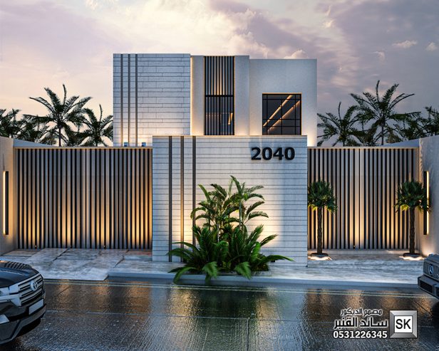 تصميم و تنفيذ واجهات خارجية مودرن في الرياض