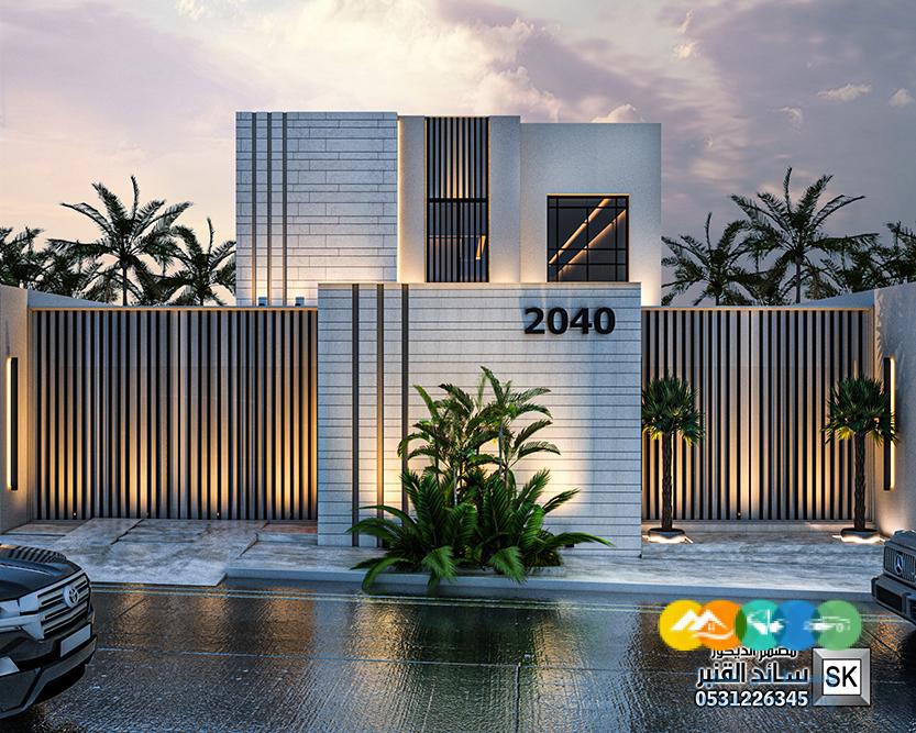 تصميم و تنفيذ واجهات خارجية مودرن في الرياض