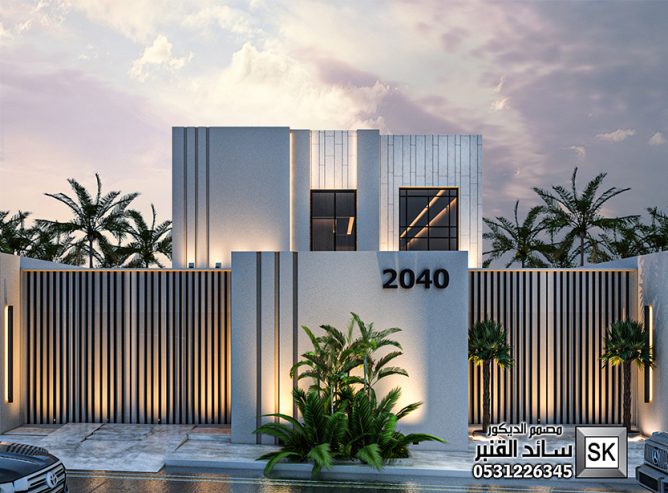تصميم و تنفيذ واجهات خارجية مودرن في الرياض