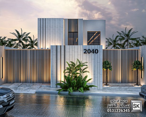 تصميم و تنفيذ واجهات خارجية مودرن في الرياض