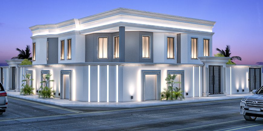ترميم واجهات فلل و قصور نيوكلاسيك في الرياض