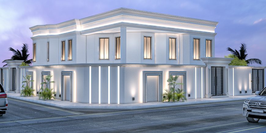 ترميم واجهات فلل و قصور نيوكلاسيك في الرياض