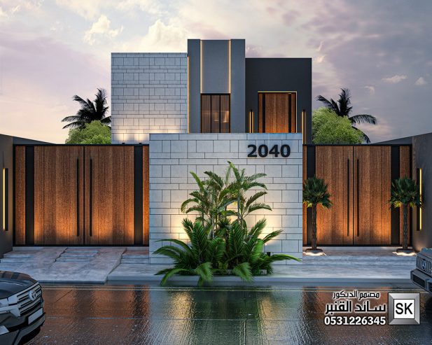 تصميم و تنفيذ واجهات خارجية مودرن في الرياض