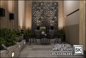تصميم و تنفيذ لاندسكيب فاخر في الرياض