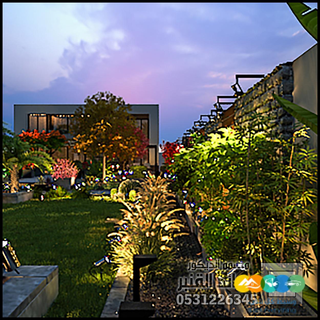 لاندسكيب مزارع و شاليهات فخمة في العمارية بالرياض