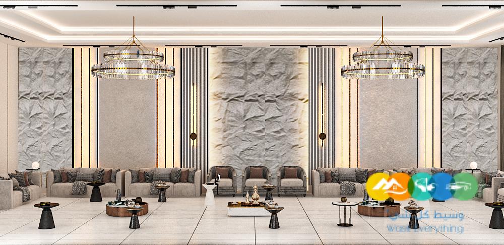 تصميم و تنفيذ ديكور مجالس رجال فخمة في الرياض
