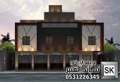 تصميم و تنفيذ واجهات عماير و محلات تجارية