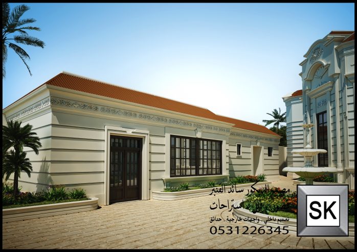 واجهات قصور كلاسيك فخمة في الرياض