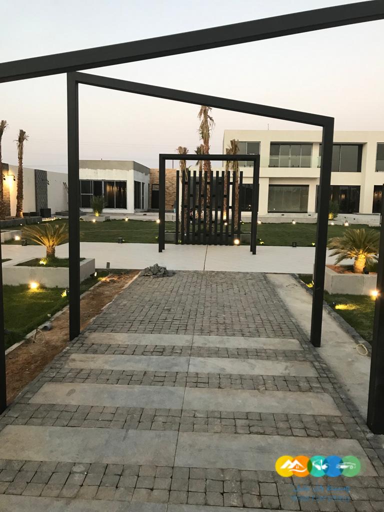 تنفيذ لاندسكيب مزارع و إستراحات فخمة مع تصميم مجاني