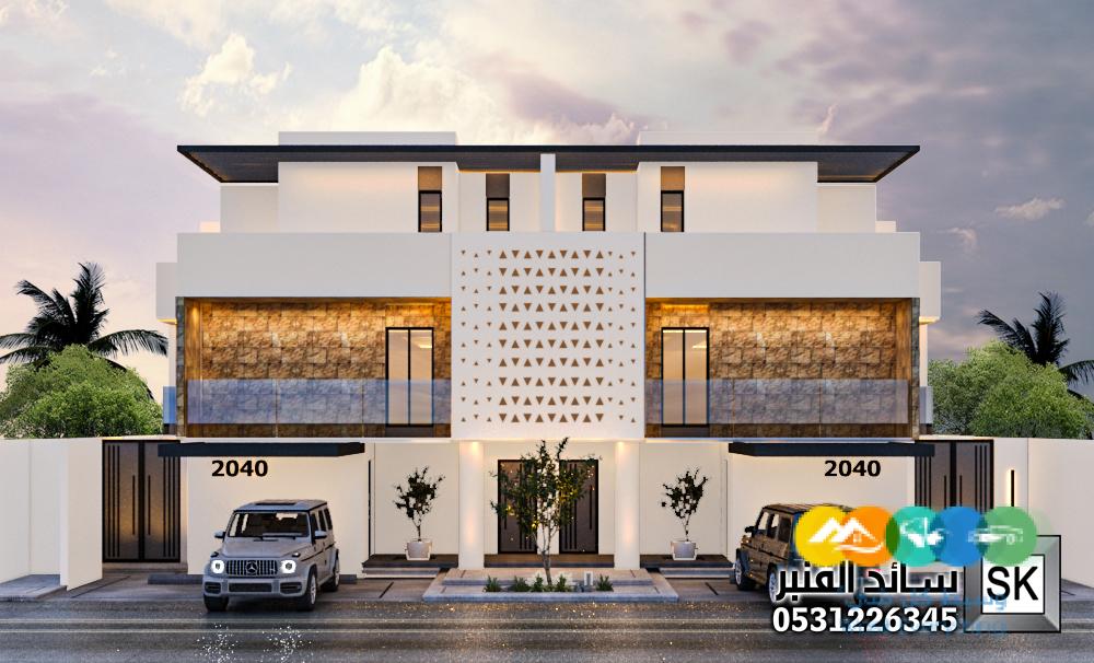 تصميم و تنفيذ تاون هاوس على الطراز السلماني في الرياض