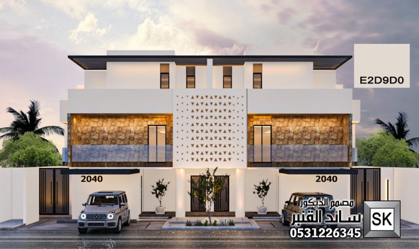 تصميم و تنفيذ تاون هاوس على الطراز السلماني في الرياض