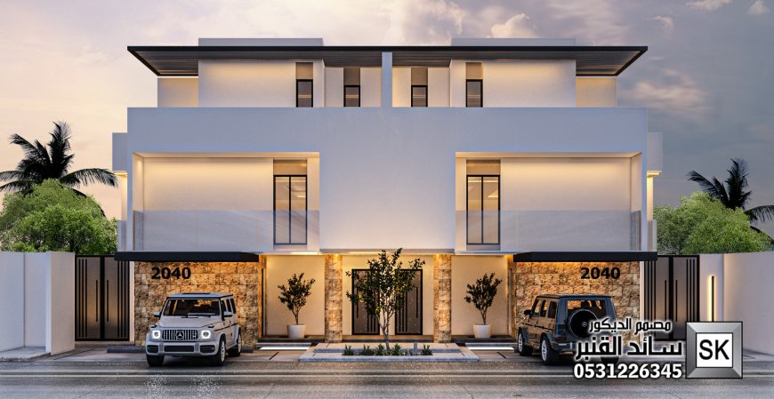 تصميم و تنفيذ تاون هاوس على الطراز السلماني في الرياض