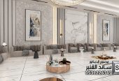 تصميم و تنفيذ ديكور مجالس رجال فخمة في الرياض
