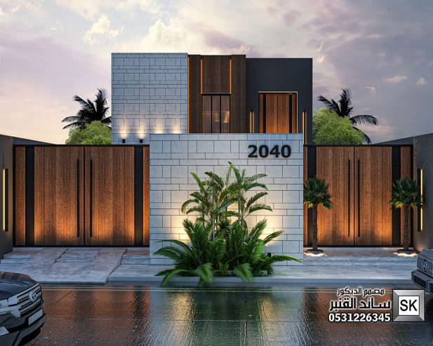تصميم و تنفيذ واجهات خارجية مودرن في الرياض