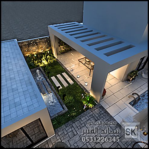 لاندسكيب شاليه خرافي في العمارية