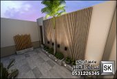 تصميم و تنفيذ لاندسكيب فاخر في الرياض