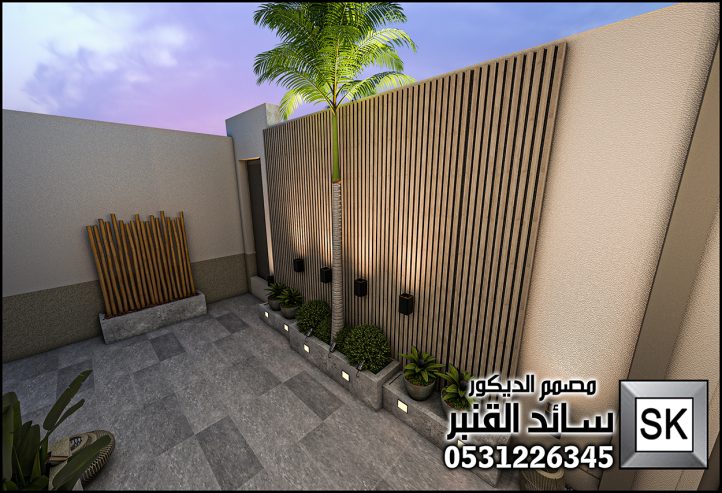 تصميم و تنفيذ لاندسكيب فاخر في الرياض