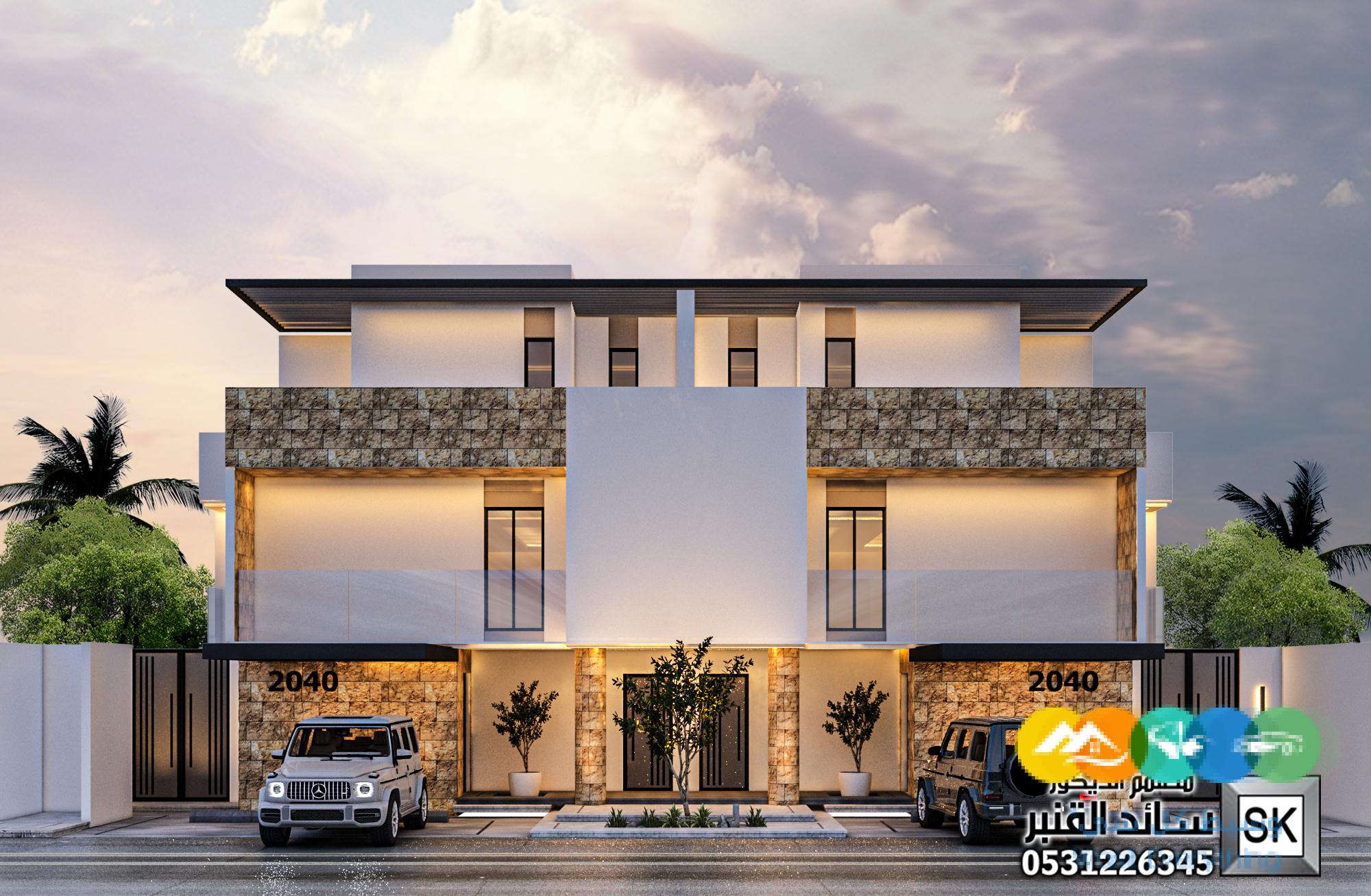 تصميم و تنفيذ تاون هاوس على الطراز السلماني في الرياض