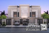 واجهة تاون هاوس نيوكلاسيك فخمة في الرياض