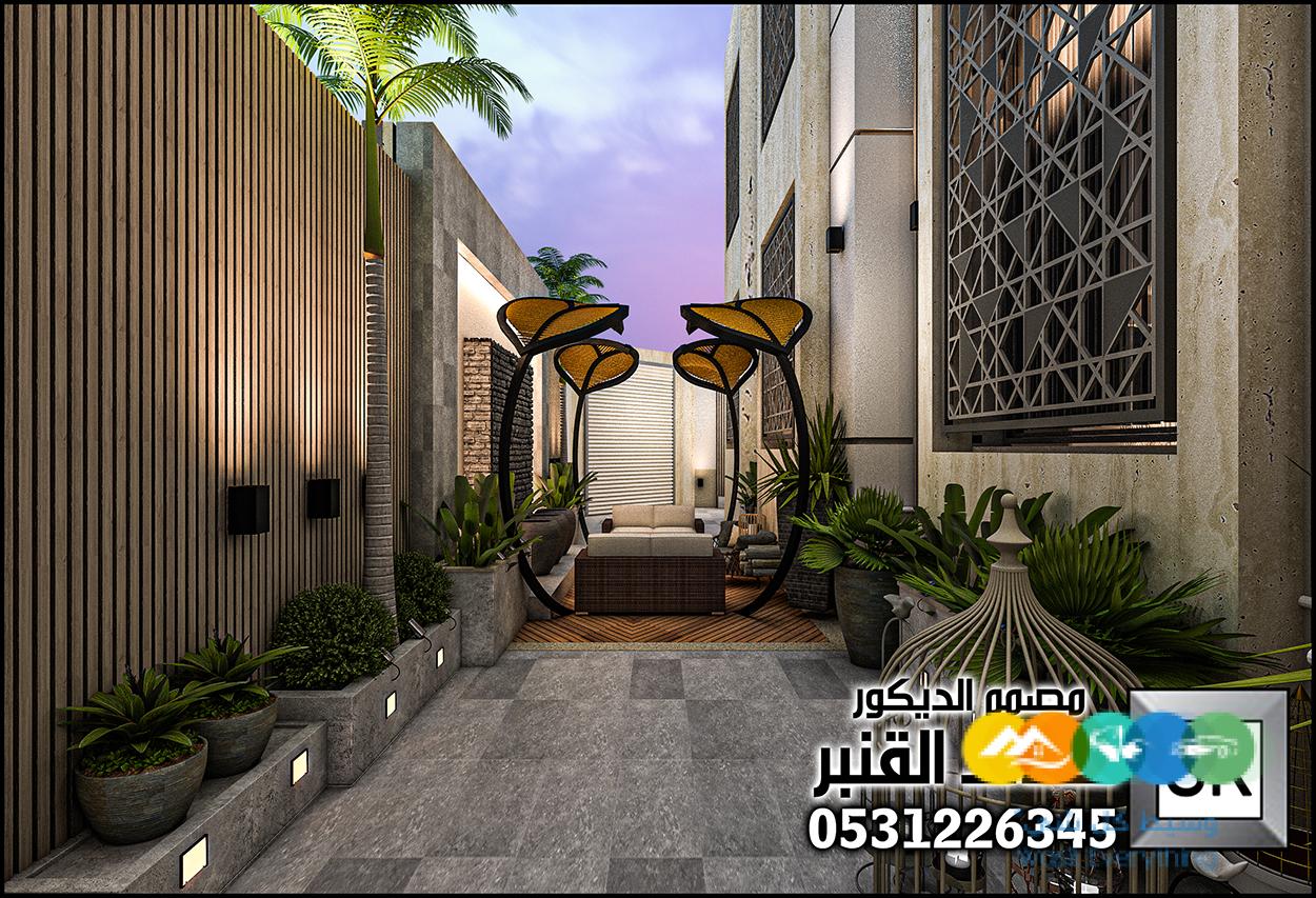 تصميم و تنفيذ لاندسكيب فاخر في الرياض