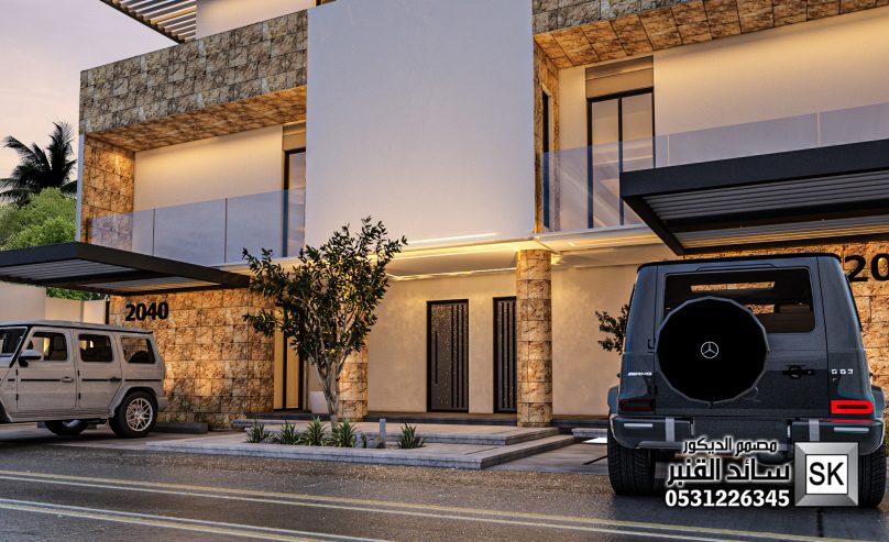 تصميم و تنفيذ تاون هاوس على الطراز السلماني في الرياض