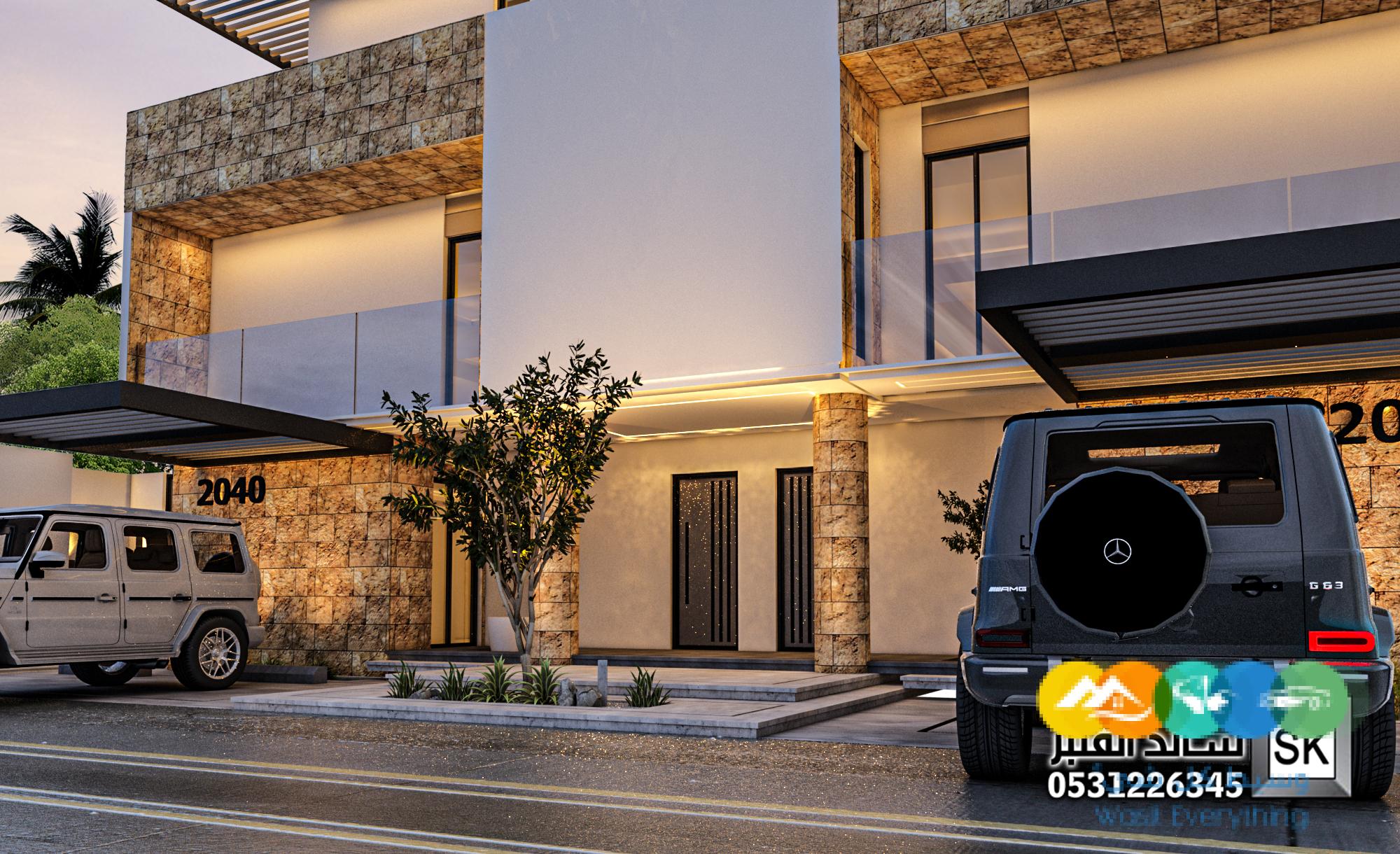 تصميم و تنفيذ تاون هاوس على الطراز السلماني في الرياض