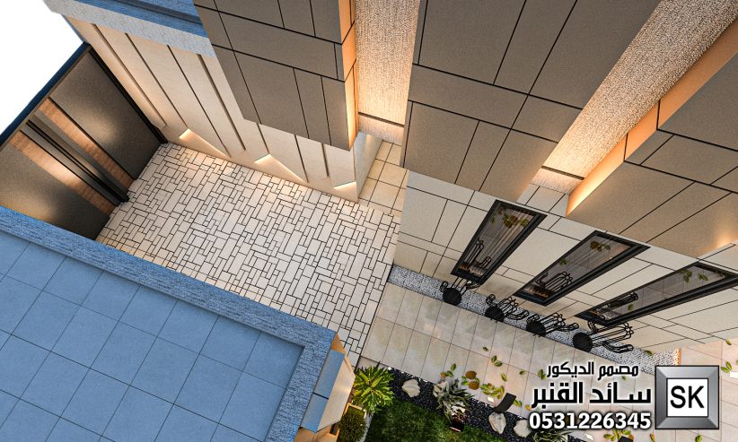 لاندسكيب منزلي فاخر في الدمام