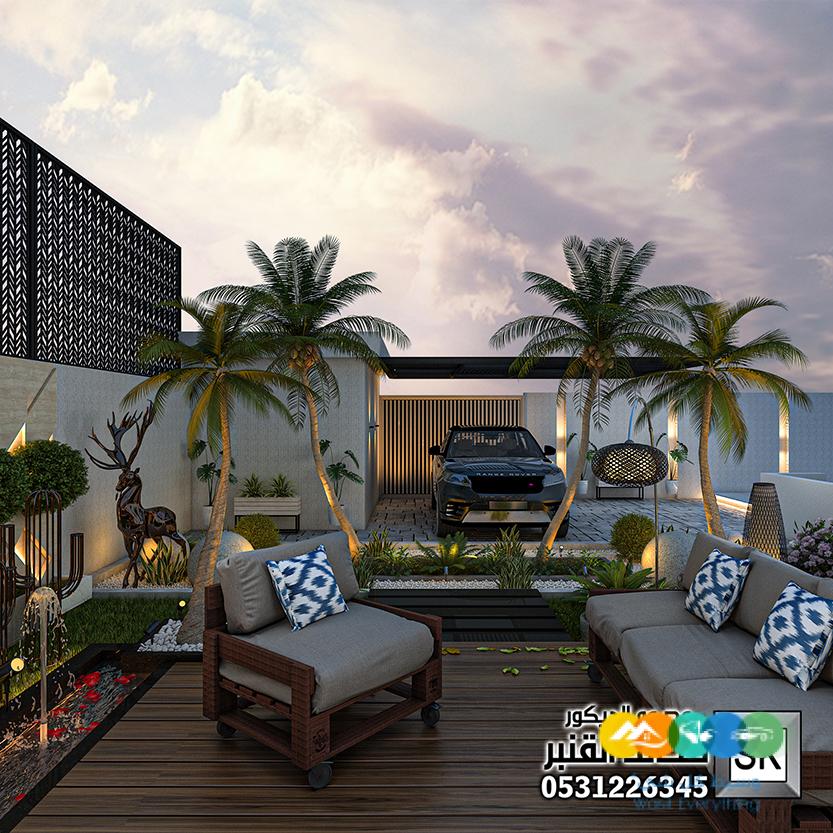 تصميم و تنفيذ لاندسكيب إستراحات في الرياض