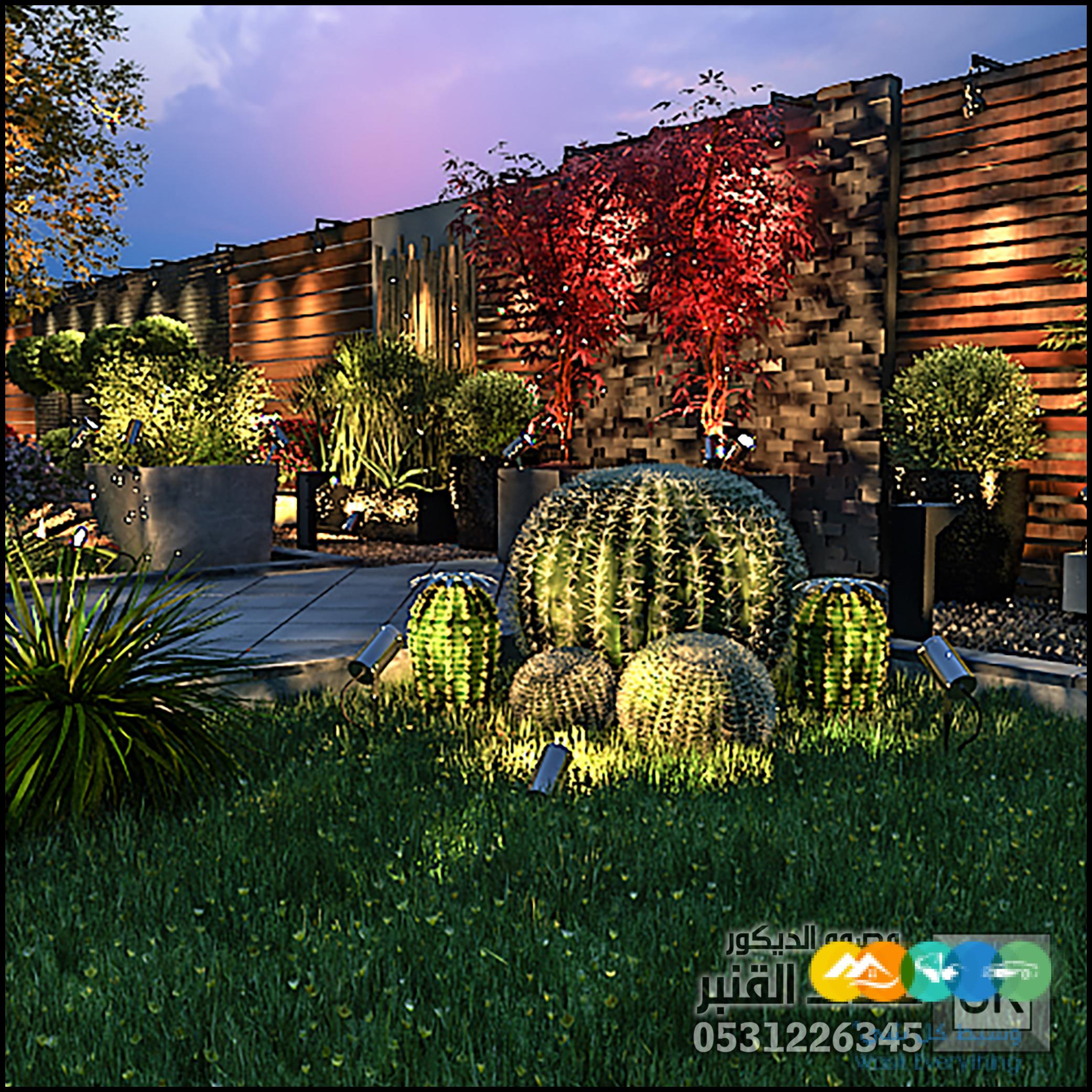 تنسيق لاندسكيب مزارع و شاليهات في الرياض