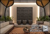 تصميم و تنفيذ لاندسكيب فاخر في الرياض