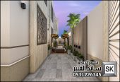 تصميم و تنفيذ لاندسكيب فاخر في الرياض