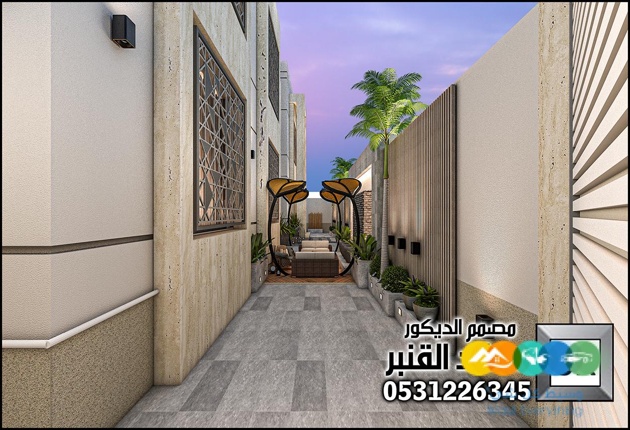 تصميم و تنفيذ لاندسكيب فاخر في الرياض