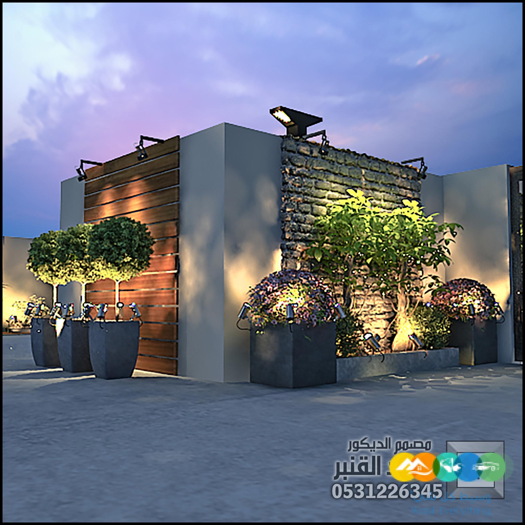 لاندسكيب مزارع و شاليهات فخمة في العمارية بالرياض