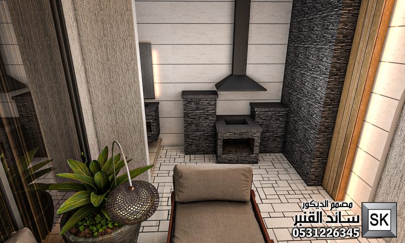 لاندسكيب منزلي فاخر في الدمام
