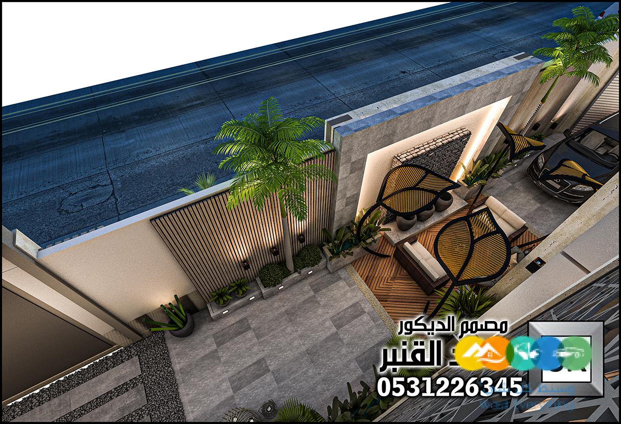 تصميم و تنفيذ لاندسكيب فاخر في الرياض