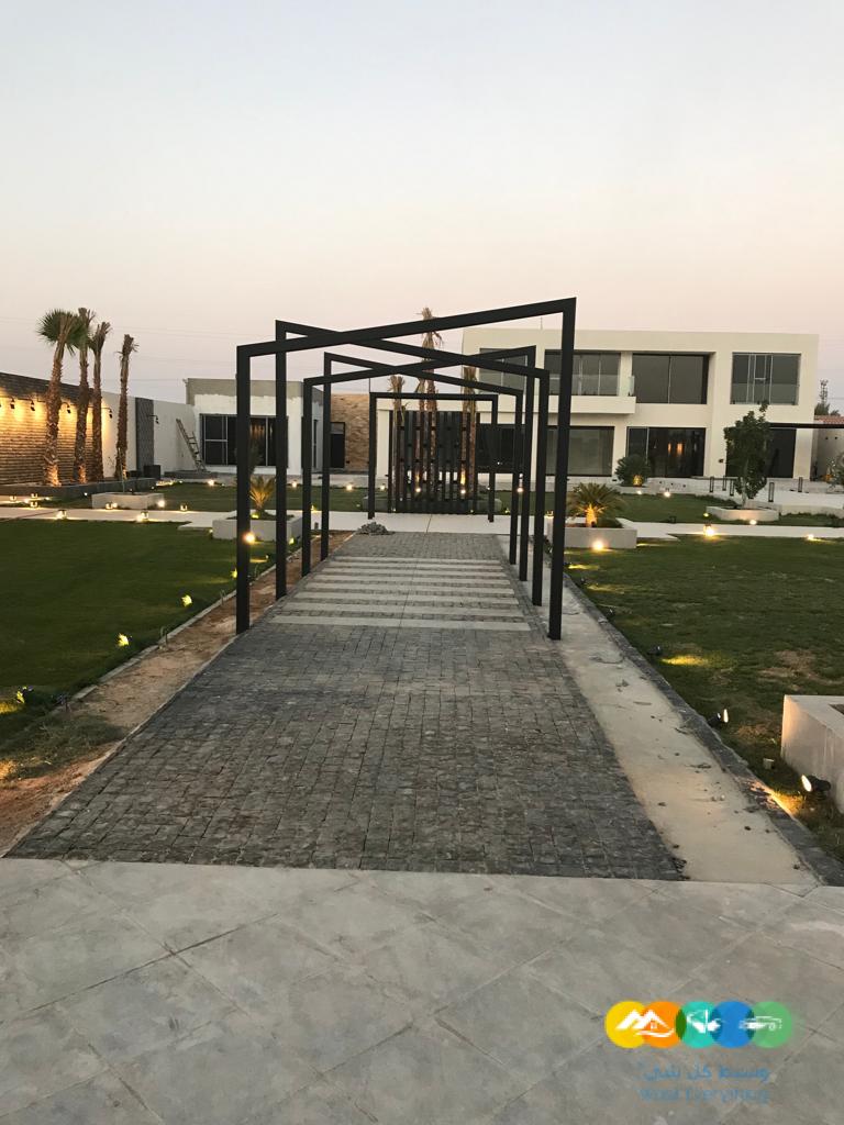 تنفيذ لاندسكيب مزارع و إستراحات فخمة مع تصميم مجاني